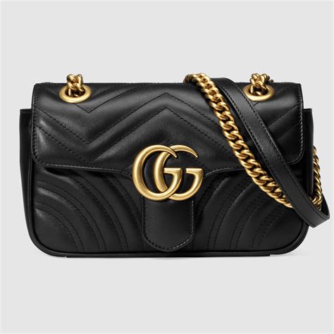 Gucci Mini GG Marmont Shoulder Bag 